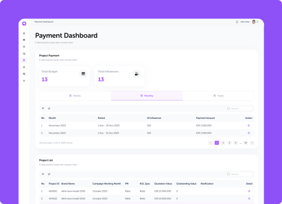 Payment Dashboard